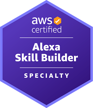 AWS Certified Alexa Skill Builder - Specialty